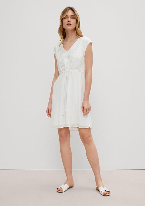 Actual product image Comma Kleid Crêpe-Kleid mit Spitze (38)