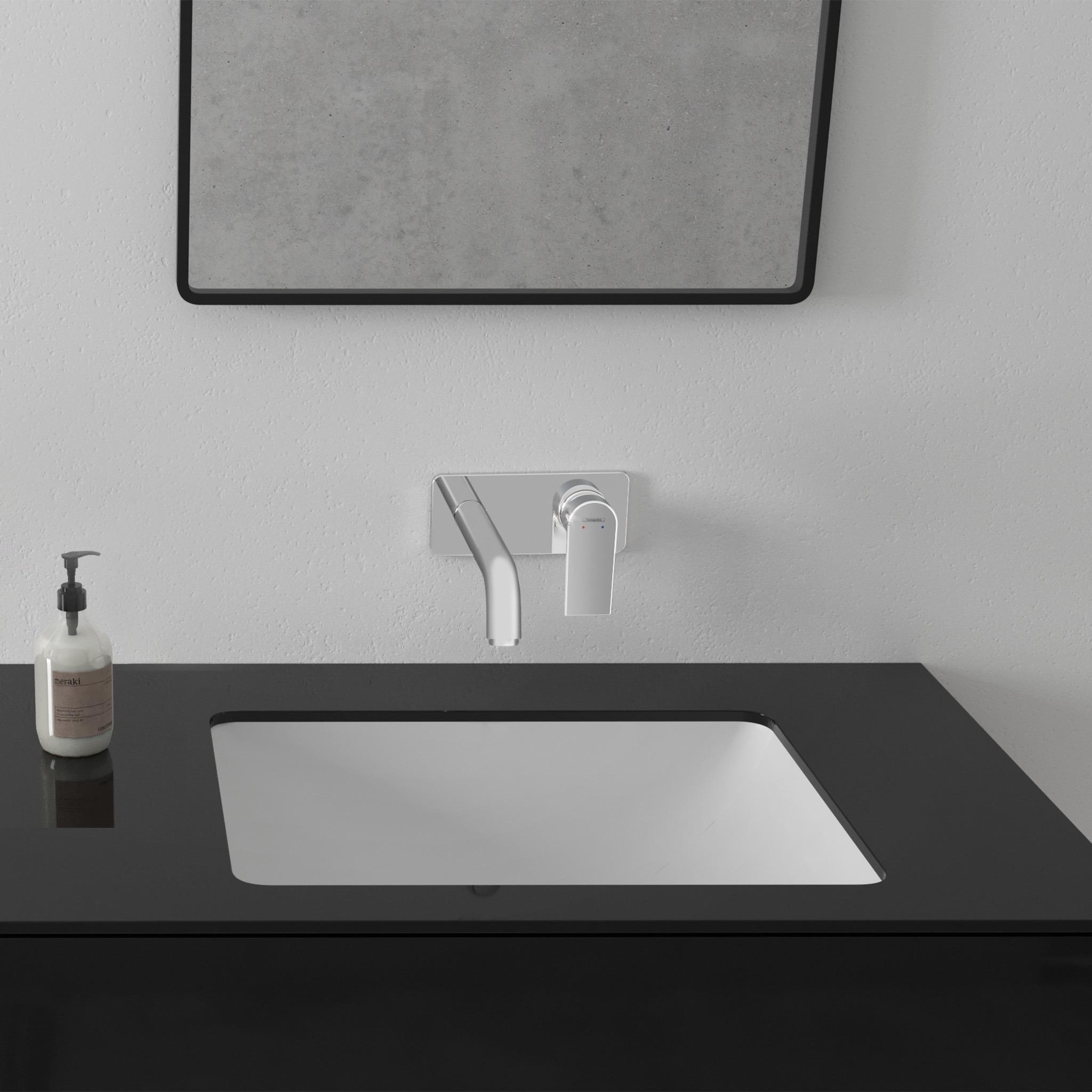 Thumbnail - hansgrohe, Badarmatur, HG Fertigmontageset VERNIS Shape f Unterputz-2-Loch-Waschtischarmatur chr