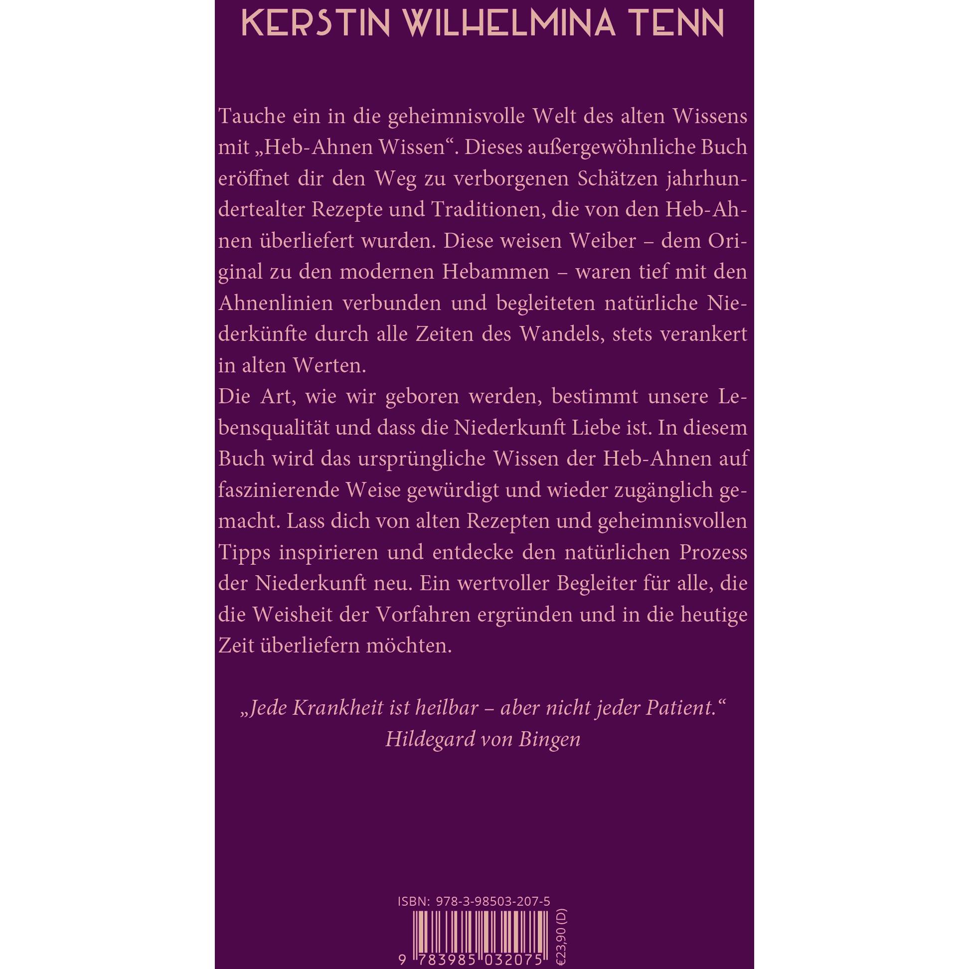 Thumbnail - Tenn:HEB-AHNEN Wissen, Ratgeber von Kerstin Wilhelmina Tenn