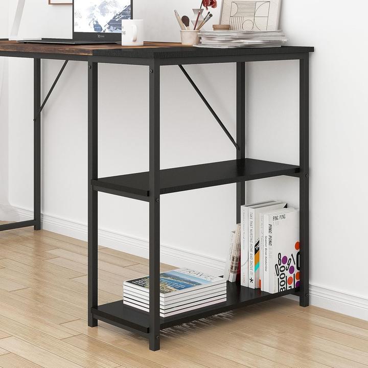 Image du produit FurnitureR Bureau à Hauteur Réglable Design Patchwork (140 x 60 x 74 cm)