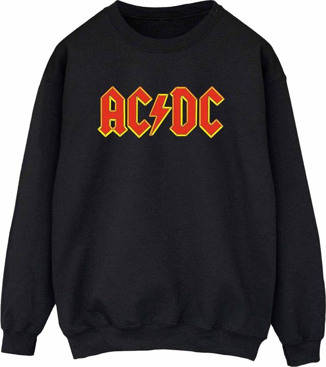 Actual product image AC/DC Womens/Ladies Red Logo Sweatshirt (L)