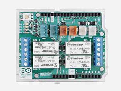 Actual product image Arduino 4 Relays Shield