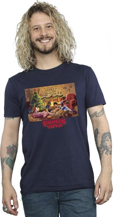 Produktbild Netflix Stranger Things Christmas Gathering TShirt (5XL)