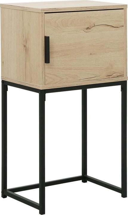 Produktbild HTI-Living Konsolentisch Cedrik 40 cm mit Tür Artisaneiche-Schwarz (40 x 28 x 76.50 cm)