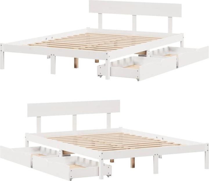 Actual product image VidaXL Bed without mattress (120 x 190 cm)
