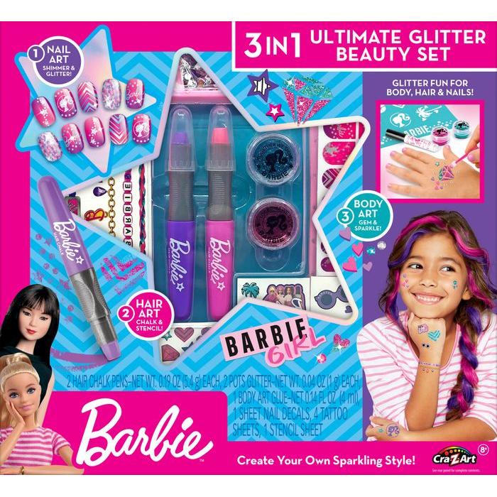 Thumbnail - Barbie Beauty Set 3 in 1 Ultimate Glitter