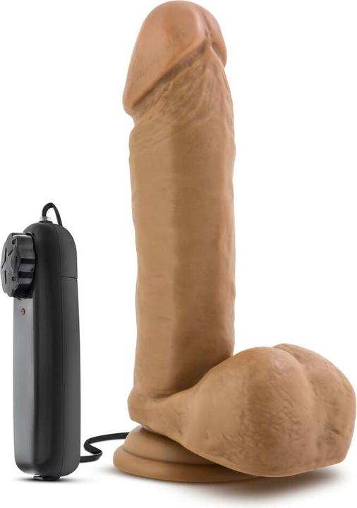 Blush Coverboy - Campione di calcio - Dildo realistico vibrante da 8 pollici - Base a ventosa Compatibile