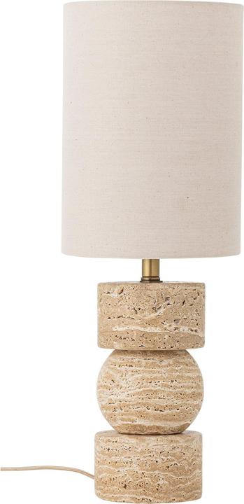 Bloomingville - Marci Table lamp - Nature - Travertine (E27)