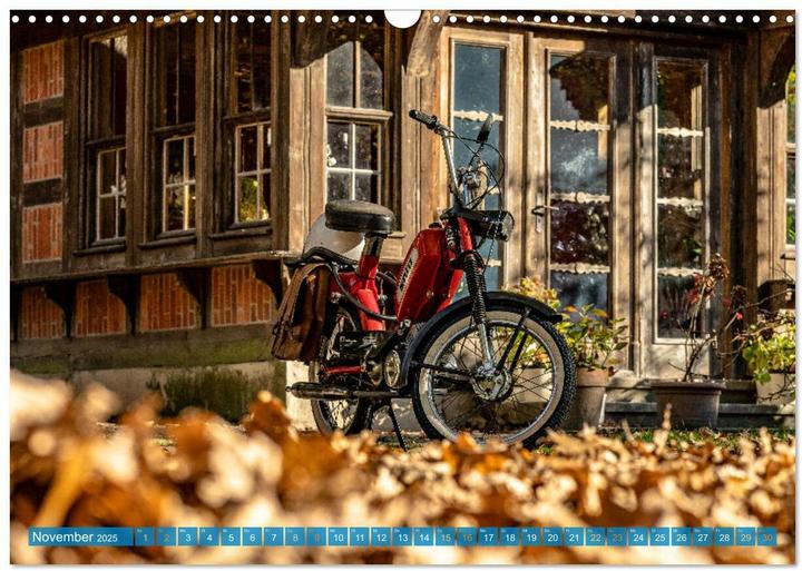 Actual product image Das Mofa meiner Jugend (Wandkalender 2025 DIN A3 quer), Monatskalender (A3)