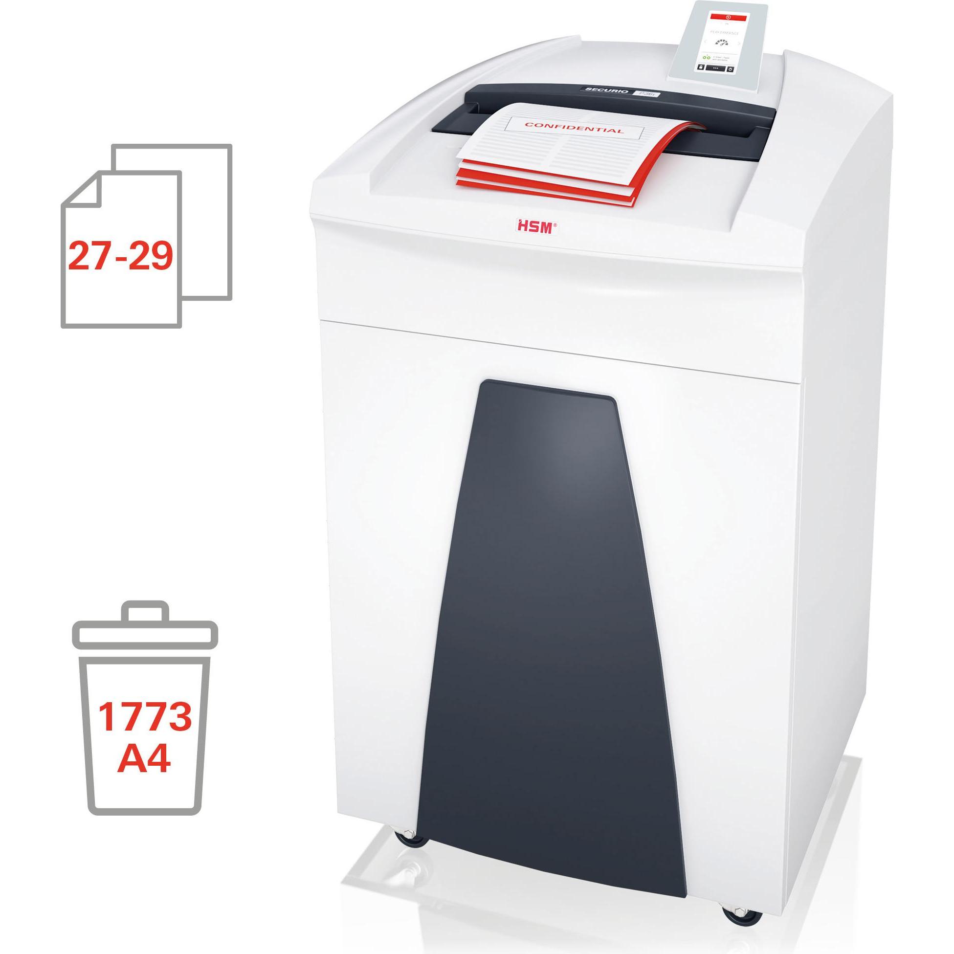 Thumbnail - HSM, Aktenvernichter, SECURIO P36 - Aktenvernichter (Partikelschnitt)