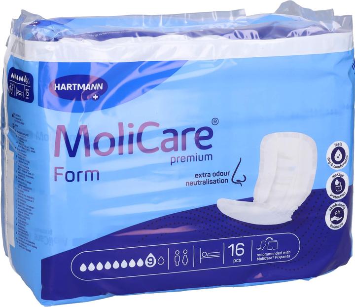 Actual product image MoliCare Form 9 incontinence pad (16 x, Large)