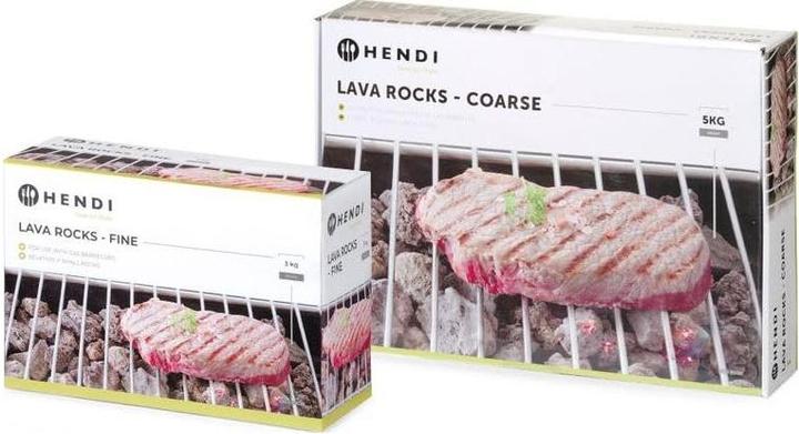 Image du produit Hendi Pierres de lave pour barbecue à gaz (3 kg)
