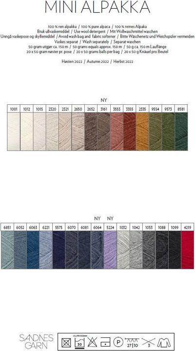Actual product image Sandnes Garn Mini Alpaca (120 m)