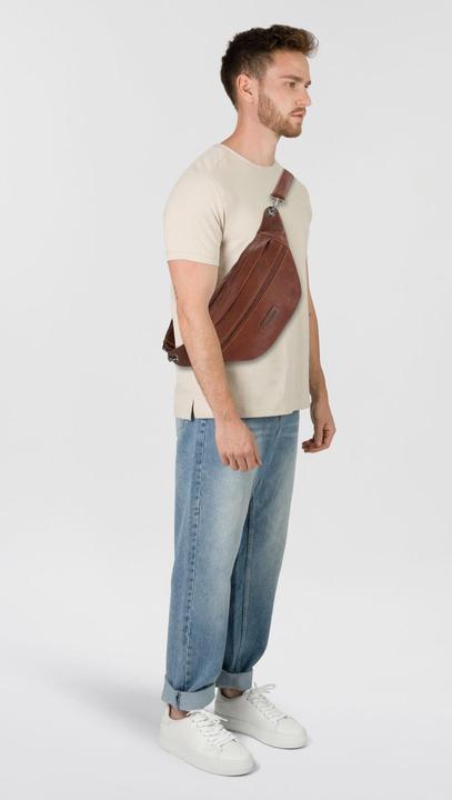 Actual product image Jack kinsky Porto Gürteltasche Leder 30 cm