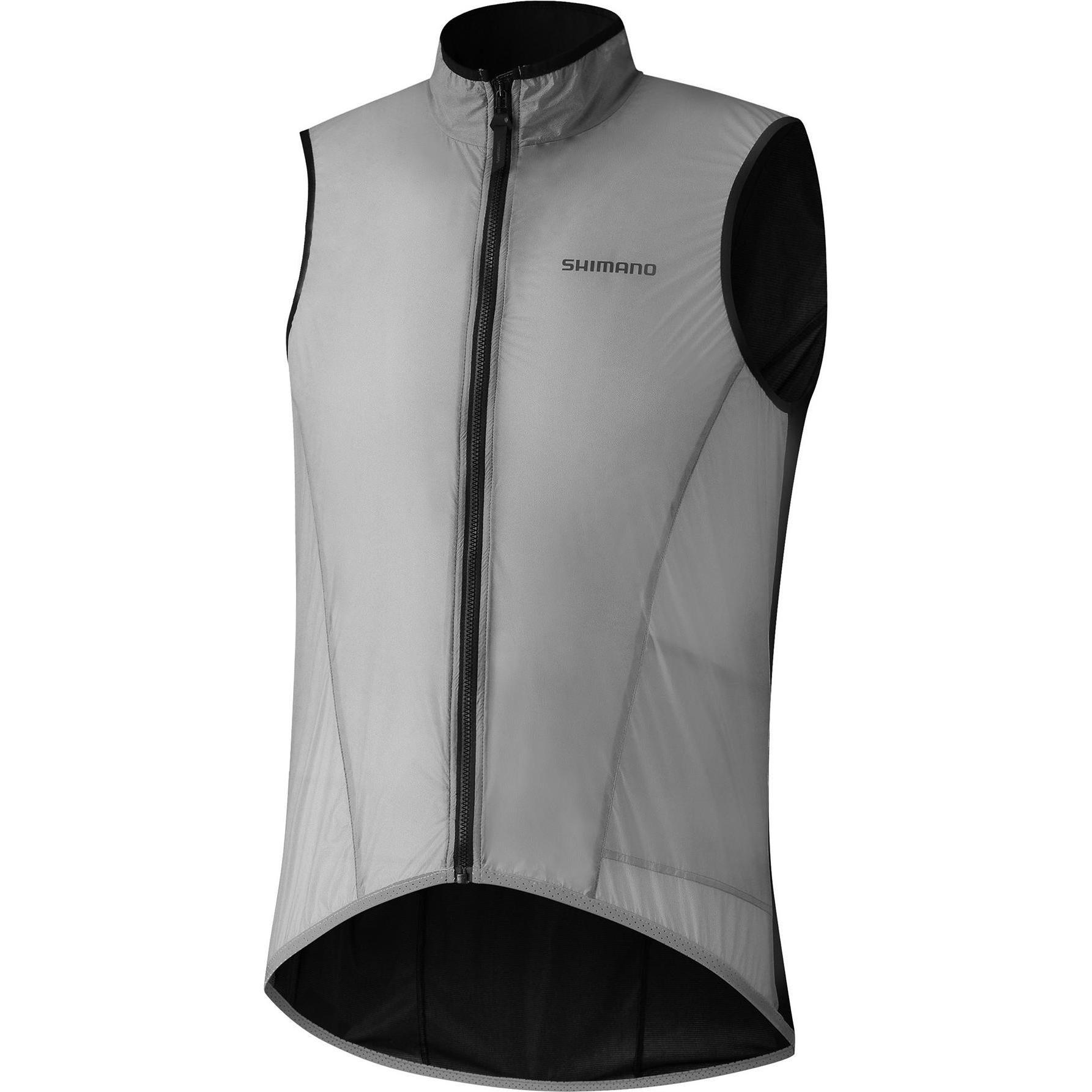 Shimano, Herren, Weste, Men Beaufort Wind Vest Light anthracite grey, Grau, (S)