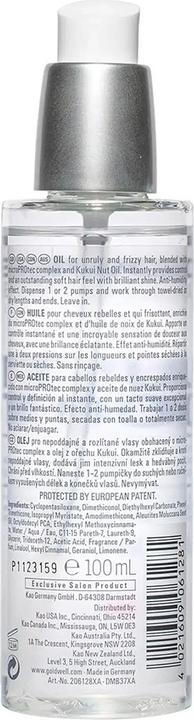 Image du produit Goldwell Huile d'apprivoisement Just Smooth (100 ml)
