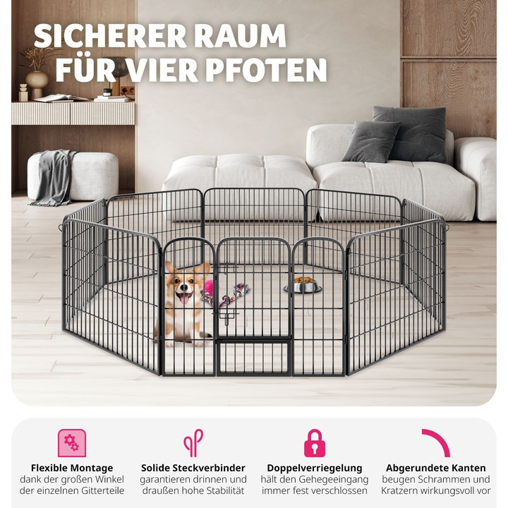 Image du produit tectake Parc pour chiots