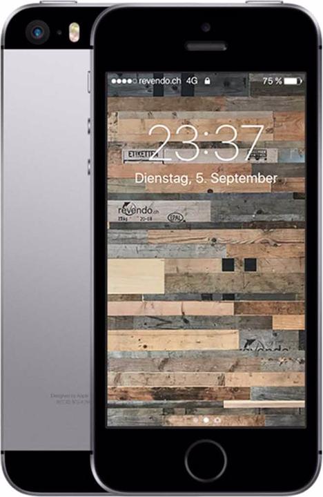 Actual product image Revendo iPhone SE (16 GB, Space grey, 4", 12 Mpx, Single SIM, A / Like new)