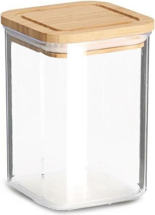 Actual product image Zeller Present Storage jar w. bamboo lid, 800 ml, plastic (0.80 l)