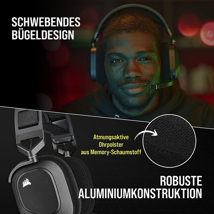 Productafbeelding Corsair HS80 (Wireless) (Draadloze)