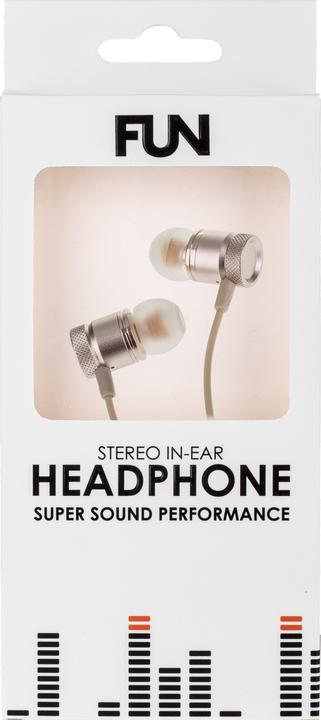 Actual product image Peter Jäckel FUN Stereo Headphone Premium Gold with 3.5mm jack connection (Cable)