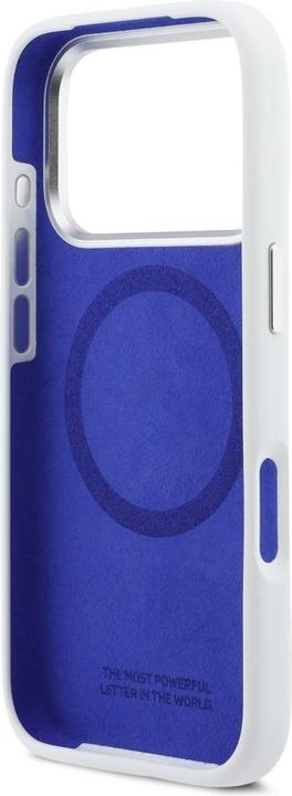 Immagine prodotto BMW Custodia M Silicon Horizontal Line MagSafe per iPhone 17 Pro Bianco (Apple iPhone 17 Pro)