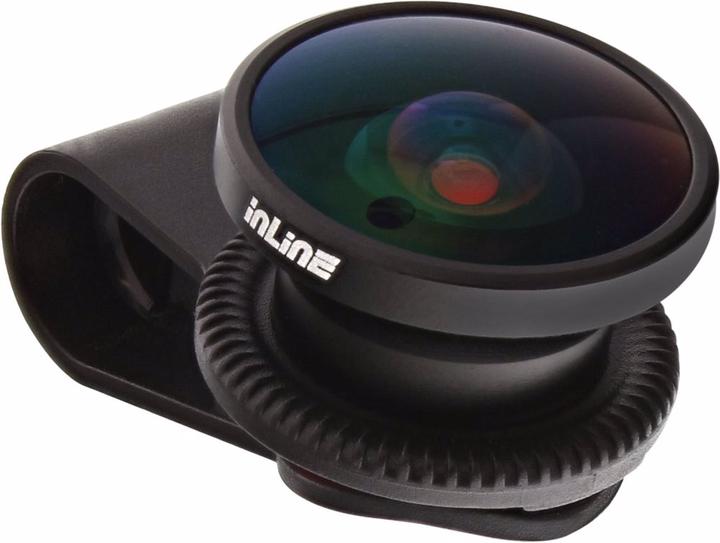 InLine Smartphone Aufsteck-Objektiv Fisheye Weitwinkel 0.30X