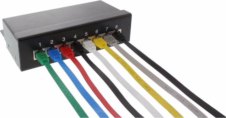 Image du produit InLine Câble de raccordement plat (U/UTP, CAT6, 3 m)