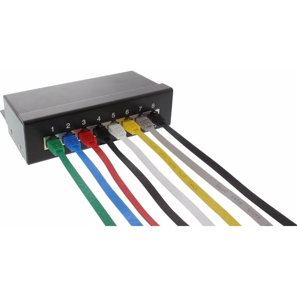 Thumbnail - InLine Patchkabel flach (U/UTP, CAT6, 3 m), Netzwerkkabel