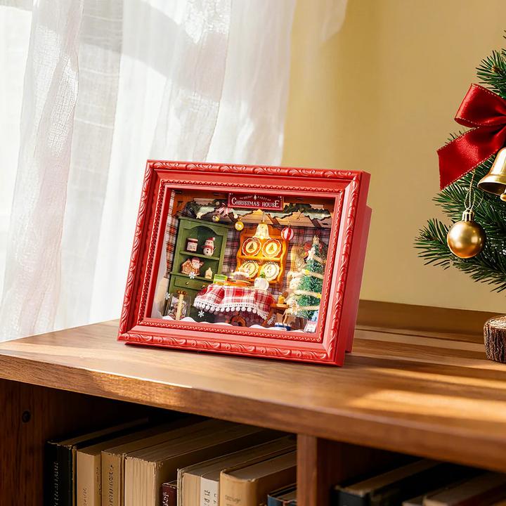 Actual product image Robotime Bausatz Christmas Eve Party