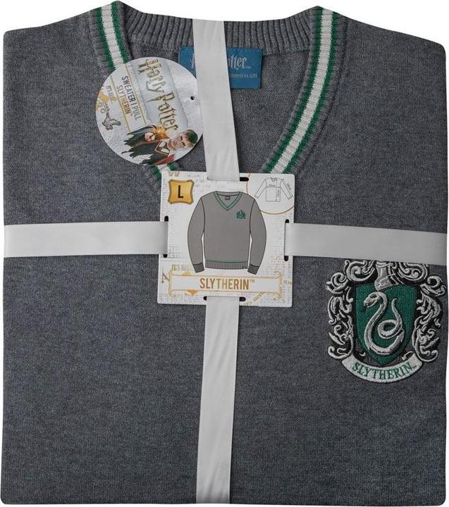 Produktbild Cinereplicas Harry Potter - Slytherin - Grey Knitted Sweater - Small (S)