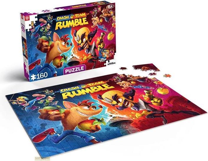 Actual product image Cenega KIDS: CRASH RUMBLE HEROES PUZZLES - 160 (160 pieces)