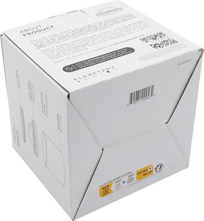 Image du produit Airscape Récipient à arômes en acier inoxydable, petit, jaune mat (0.95 l)