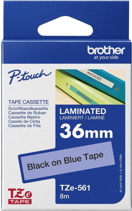 Productafbeelding Brother P-touch schrijfband TZe gelamineerd (3.60 cm, Blauw)