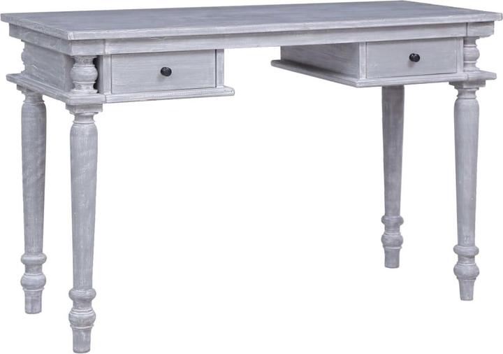 Produktbild vidaXL Mahagoniholz Massiv Schreibtisch 115x50x78cm Computertisch Bürotisch (115 x 50 x 78 cm)