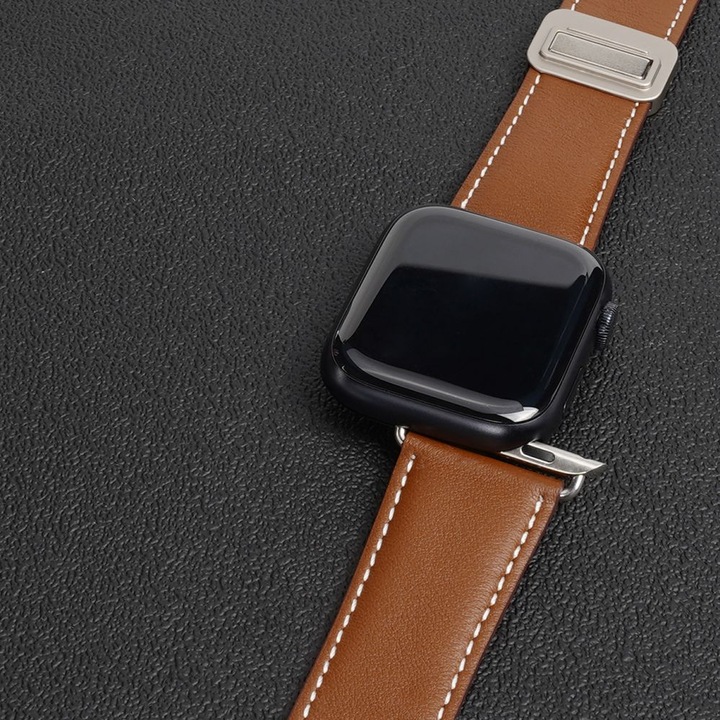 Image du produit Dux Ducis YA Bracelet (42 mm, 44 mm, 45 mm, 49 mm, Cuir véritable, Apple Watch Series 1, Apple Watch Series 2, Apple Watch Series 3, Apple Watch Series 4, Apple Watch Series 5, Apple Watch Series 6, Apple Watch Series 7, Apple Watch Series 8, Apple Watch Series 9, Apple Watch SE, Apple Watch Ultra, Apple Watch Ultra 2)