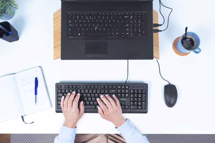 Image du produit Trust Primo Clavier USB QWERTY US Anglais Noir (US, Filaire)