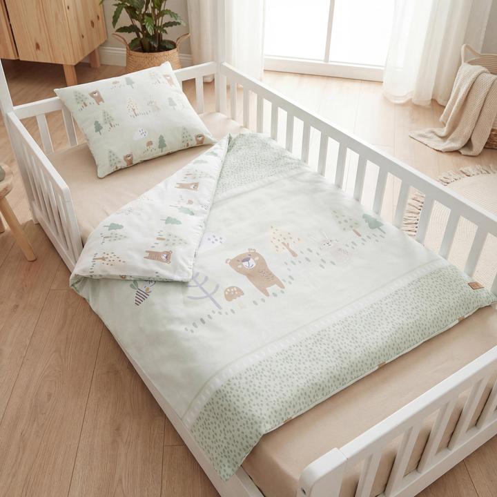 Produktbild Roba Wiegenset 2-teilig Woodland Buddies (35 x 40 cm, 80 x 80 cm)