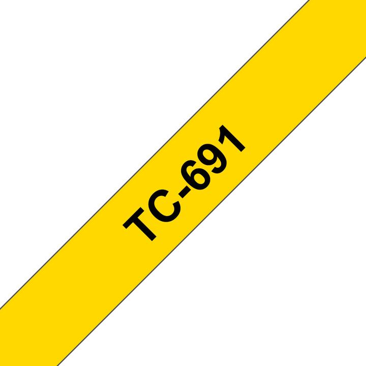 Actual product image Brother P-Touch (6 cm, Yellow)