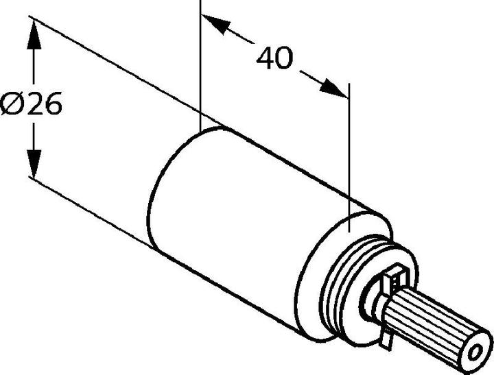 Image du produit Kludi Rallonge 40mm chr
