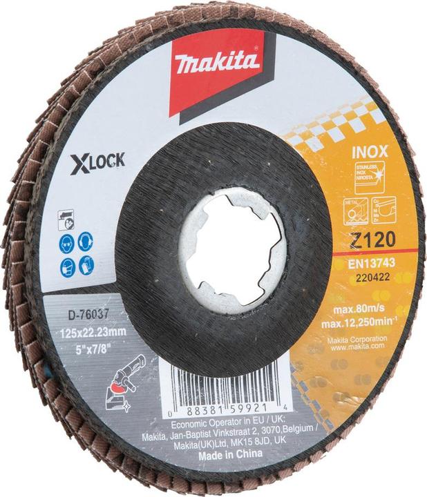 Produktbild Makita Fächerschleifscheibe 125mm (Z120)