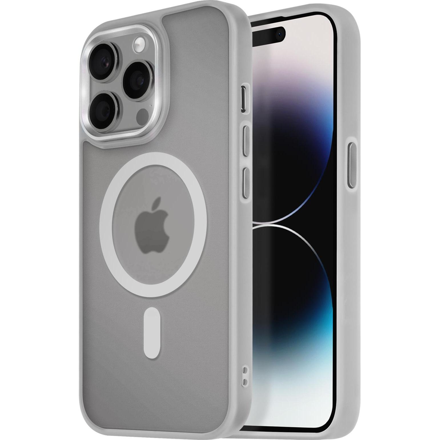 Avizar Frost Color Case (Apple iPhone 14 Pro), Smartphone Hülle, Grau