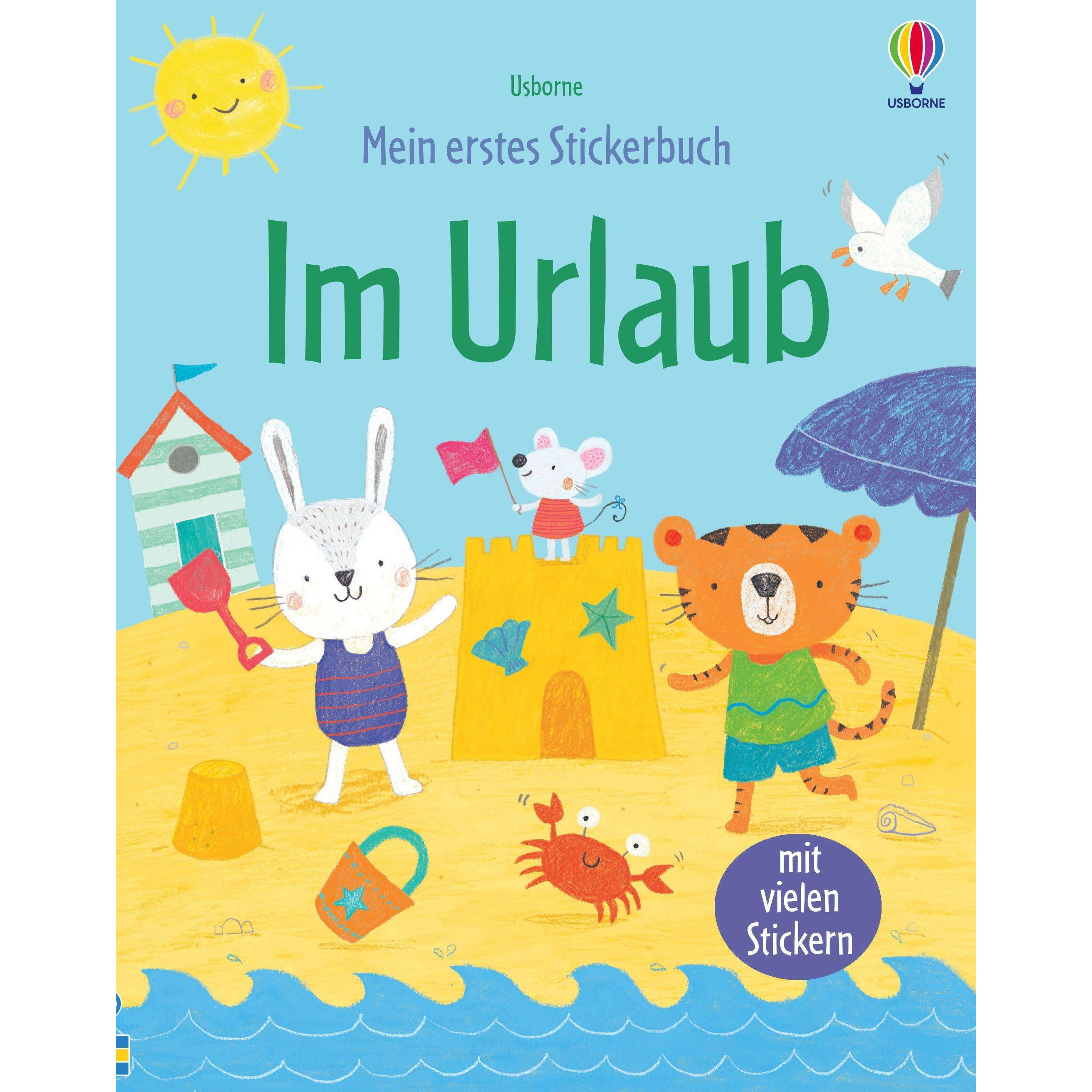 Usborne Publishing, Sticker, Mein erstes Stickerbuch Im Urlaub