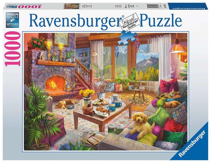 Actual product image Ravensburger Cozy Cabin (1000 pieces)