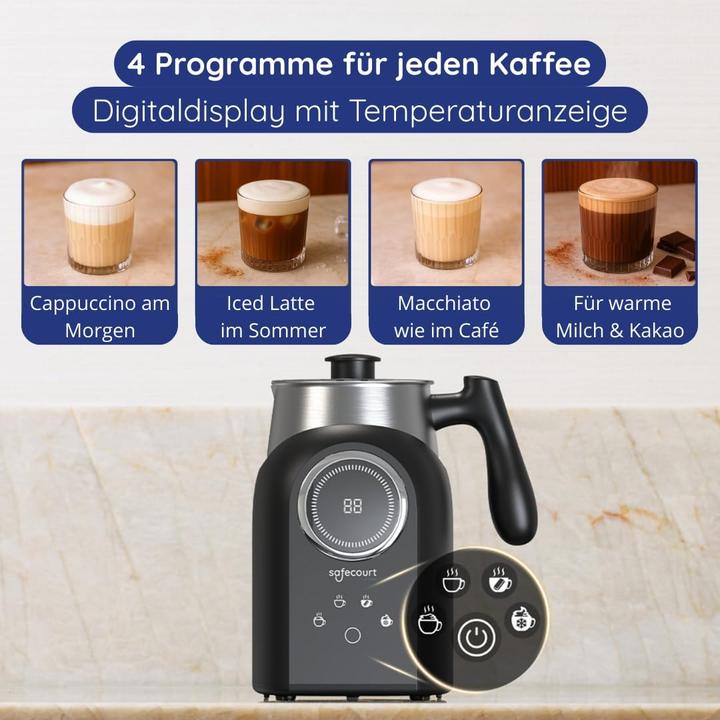 Produktbild Safecourt Kitchen Elektrischer Milchaufschäumer