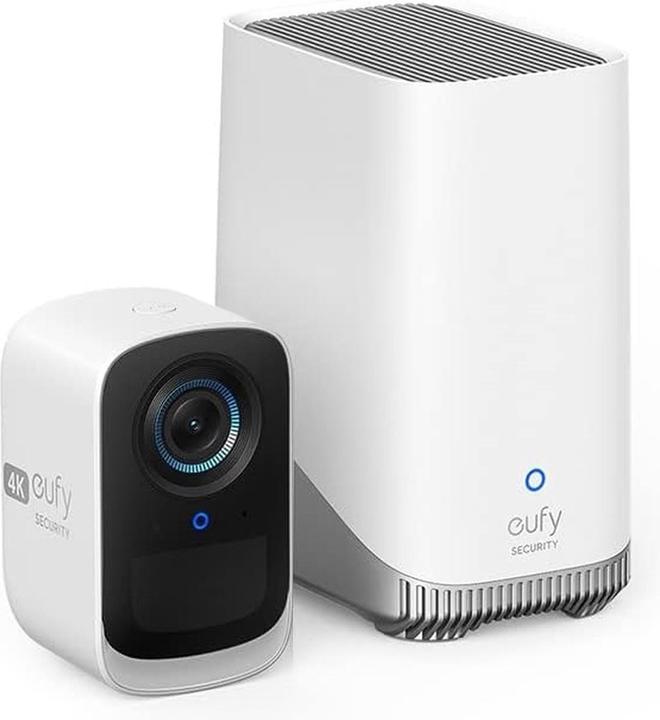 Actual product image eufy Security Indoor Cam S350 4K dubbele camera met AI + HomeBase 3 - Bundelvoordeel
