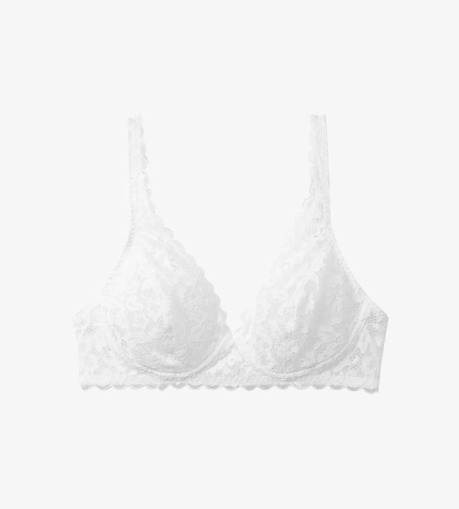 Actual product image Calida BH "Natural Comfort Lace" weiss (Single pack, 80 A)