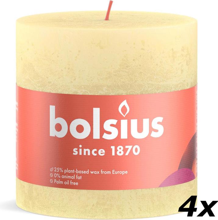 Image du produit Bolsius Lot de 4 bougies (4 pcs)