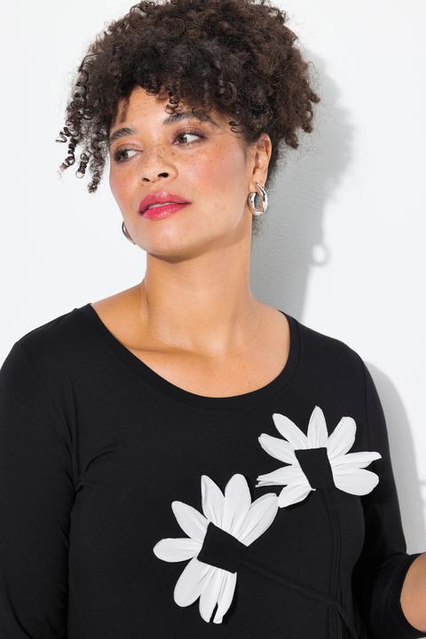 Image du produit Miamoda T-Shirt, A-Line, 3D-Blumen (42)