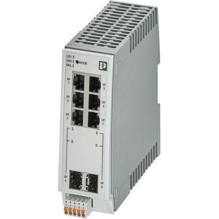 Phoenix Contact FL SWITCH 2206-2SFX Managed Network Switch 6 porte 10 / 100 MBit/s (6 porte), Switch di rete